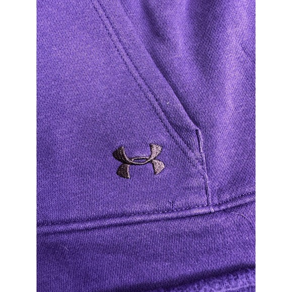 Northwestern Wildcats Hoodie purple Under Armour Jersey Fleece Sweatshirt Size M - Picture 5 of 13